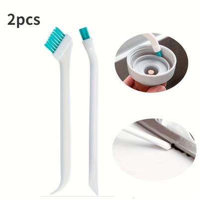 2-Piece Set Water Bottle Cleaning Brushes - Soft Bristle, Gentle On Bottles, Effective Milk Residue Remover, Newborn Essentials, Easy To Clean