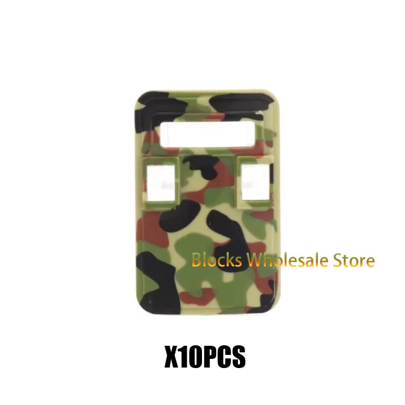 

MOC Военный спецназ Полицейский Солдат Пуленепробиваемый щит Строительные блоки Кирпичи Фигурки Армейское оружие DIY Аксессуары Кирпич Детские игрушки