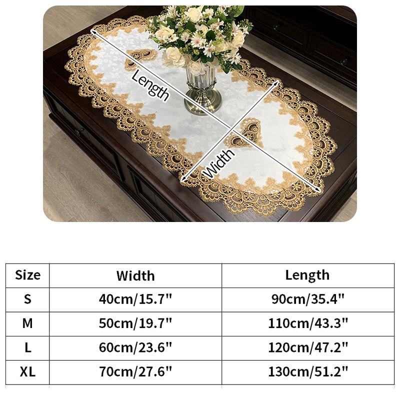 Lace Tablecloth for Table Wedding Table Decoration Table Decoration and Accessories Kitchen Desk Tablecloth Room Decor