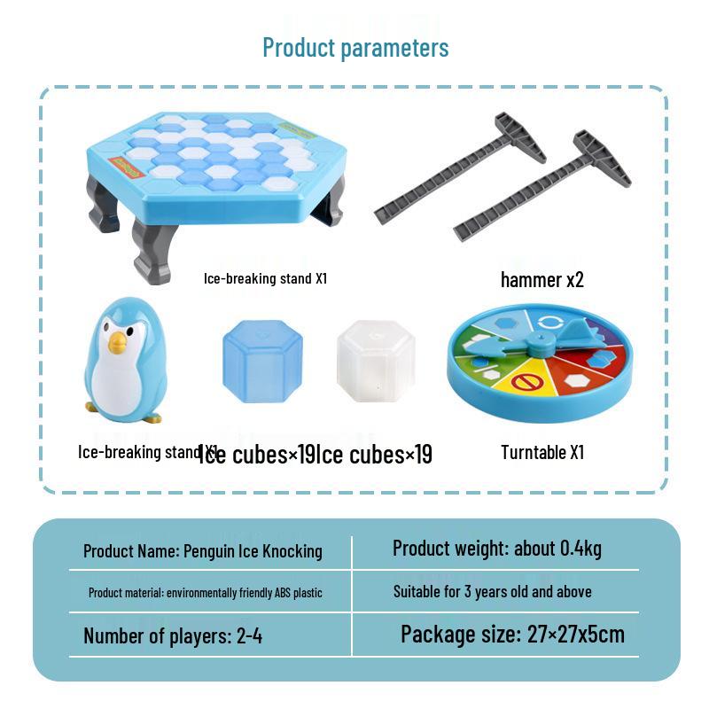 Penguin Rescue Game: Interactive Parent-Child Educational Ice Breaker Toy