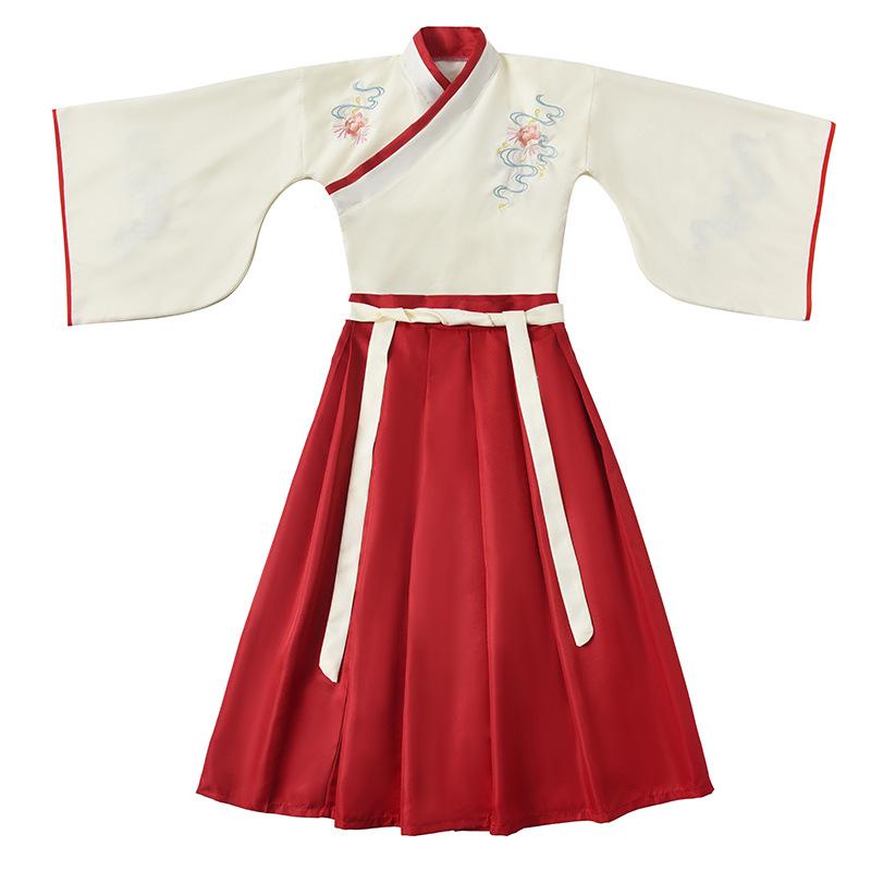 Traditional Hanfu Boys' Sinology Outfit: Ancient Costume for Primary School Performances