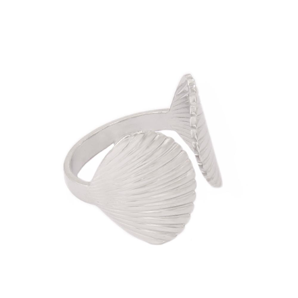 Ocean Series Adjustable Shell Ring - Summer Beach Jewelry with Various Styles