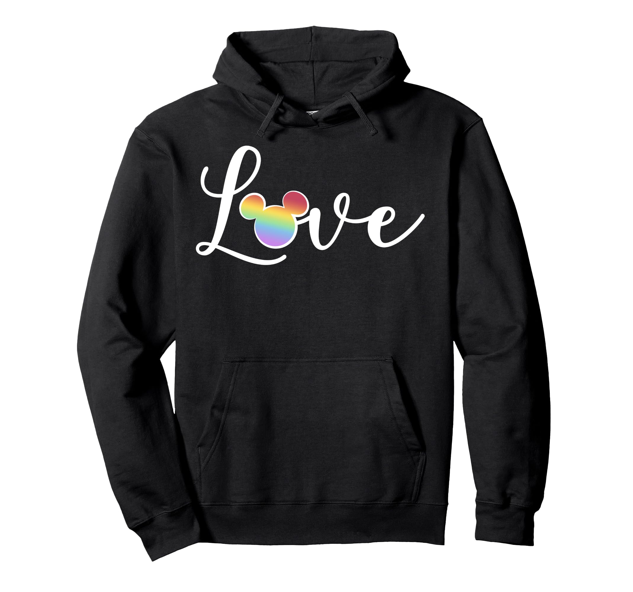 Disney Mickey Friends Rainbow Love C2 Hoodie &