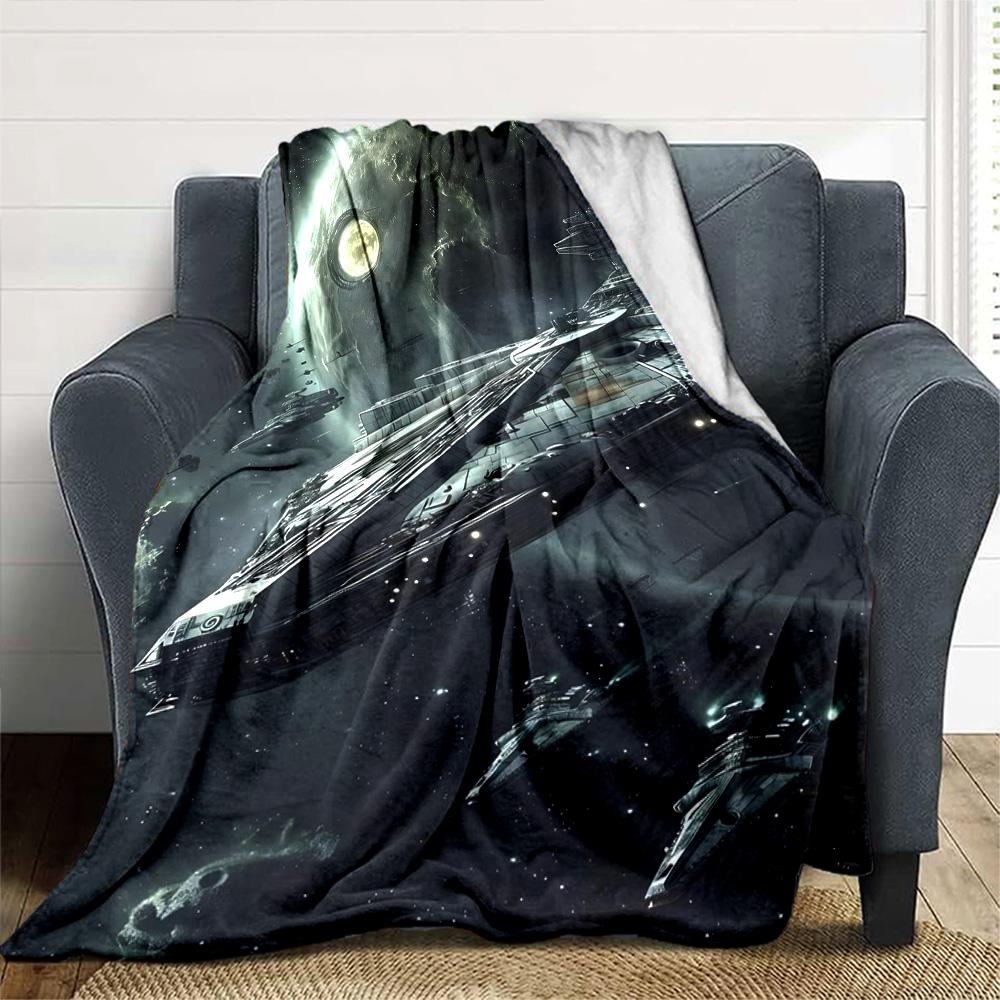 Star Wars Blanket Warmthful Decor Perfect for Picnics Livingroom Couch for All Seasons Modern Style Suitable for Gifting Relatives and Friends
