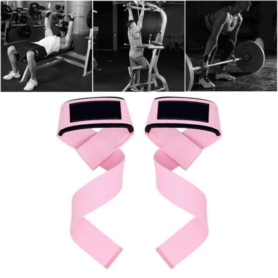 1 Pair Lifting Strap Men Women Anti-Slip Weightlifting Grip Band Bodybuilding Powerlifting Strength