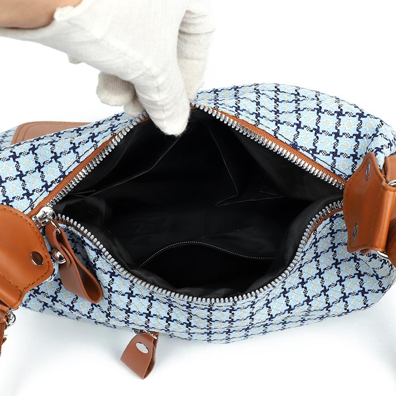 Ladies Multi-Pocket Messenger Bag High Quality Soft PU Leather Shoulder Bags Casual Crossbody Bags For Women 2024 New Tote