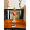 Metal Dancing Lady Decorative Showpiece Table Decor Home Decor Musician Lady Showpiece Gift Item