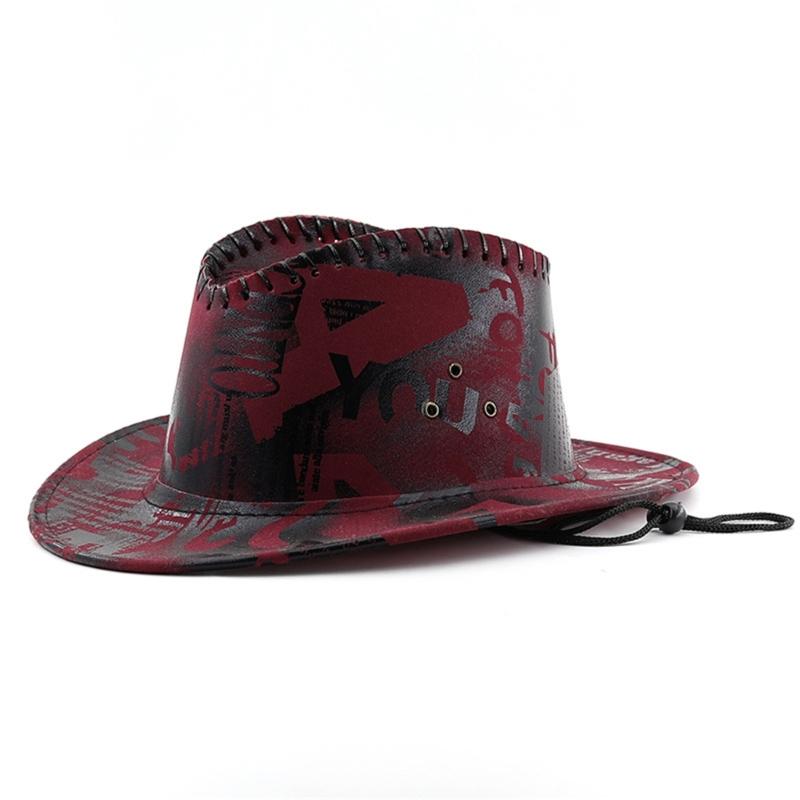 Ethnic Style Cowboy Hats Woman Teens Driving Traveling Riding Cowboy Hats