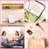 Tekstap Lighted Leather Case Makeup Mirror with Portable Folding LED Makeup 3 Color Adjustable Memory LED Makeup Suitable for A Great Gift for Girls