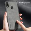 For Redmi Note 7 Case Luxury PU Leather Phone Case For Xiaomi Redmi Note 7 Pro Note7 Back Cover Matte Silicone Full Protection