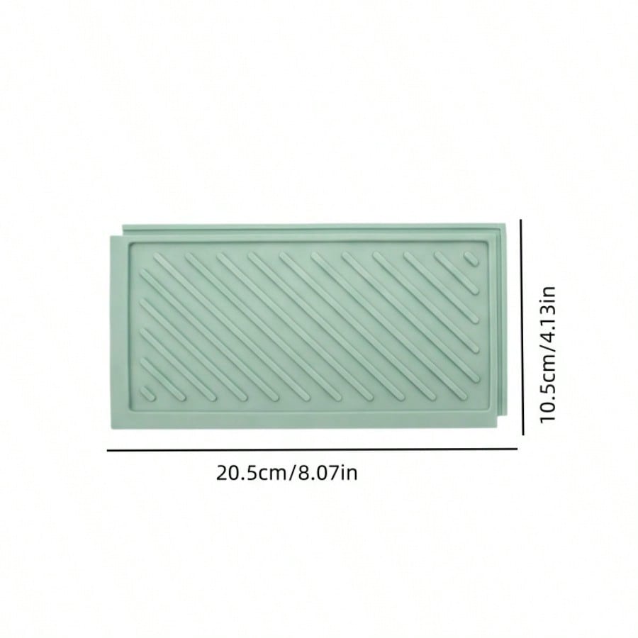 2Pcs Drain pads Multifunctional heat insulation pad Drain mat Kitchen silicone countertop pad Anti-scalding pad
