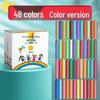 Large Dustless Erasable Chalk Set - Water-Soluble, Colored & White for Teachers & Kids