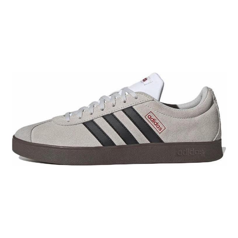 adidas VL COURT 2.0 Sweet Silver Whisper, Special Shopping Bag Lightweight Low Top Skateboard Shoes Unisex Silver White JS3003(Team920-BOX)