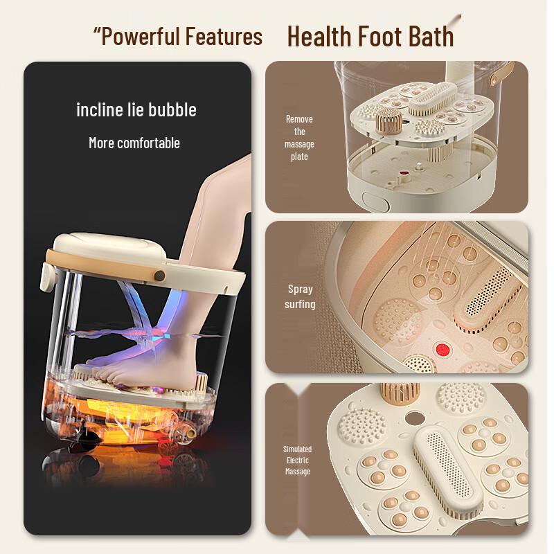 Yiyayun Automatic Heated Foot Spa Massager