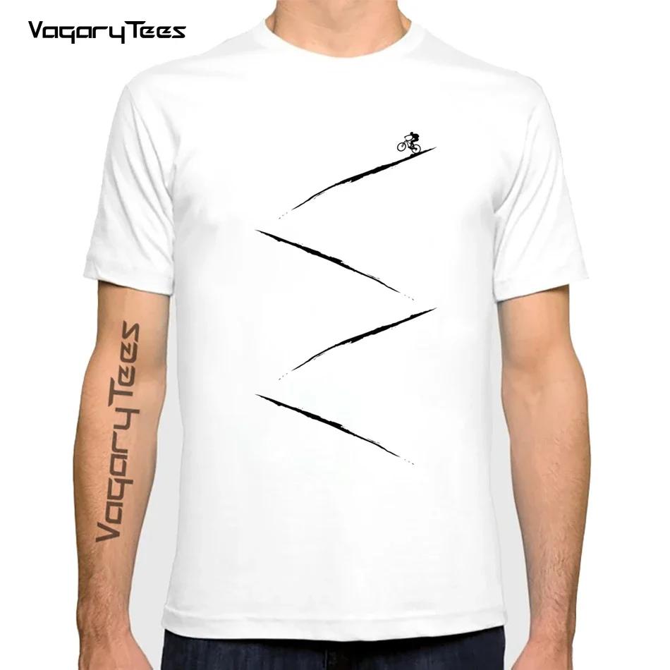 Summer Men T-shirt Downhill Biking Print Casual Heartbeat Stimulation Exercise Male Harajuku Tshirt  Men Clothing