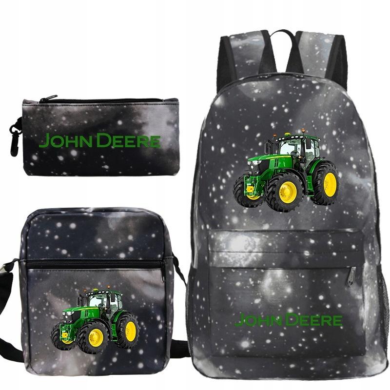 Primary And Secondary School Students Schoolbag Three-Piece Personalized Printing Children'S Backpack Large Capacity Shoulder Backpack Pencil Case