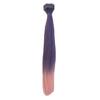 Gradient Long Straight Wig Synthetic Hair Extension Accessory for DIY BJD Doll