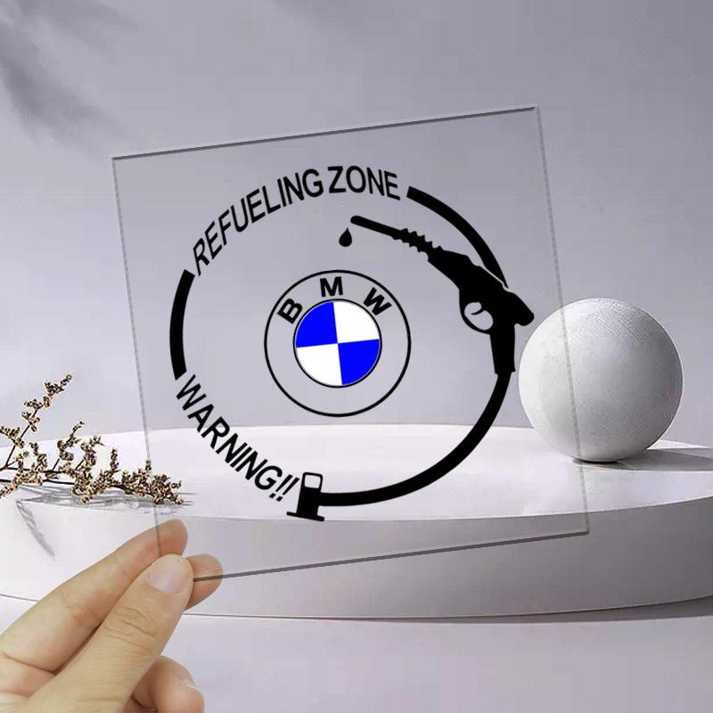 1Pcs Car Fuel Tank Cap Stickers Vinyl Fashion Decoration Decals For BMW E46 E90 E60 E39 E36 E87 E61 3 5 7 Serie E91 E53 E34 E83 328i