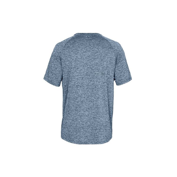 Under Armour Tech 2.0 Training Sports Quick-Dry Loose Short Sleeve T-Shirt Men Tops Grey Blue 1326413-409