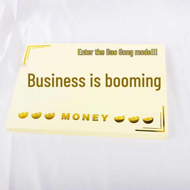 Grand Opening Prosperity Greeting Card - Pink Floral Design