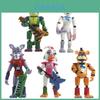 Five Nights At Freddy's Security Breach 5 szt. Podświetlane Figurki Akcji do Zabawy dla Dzieci