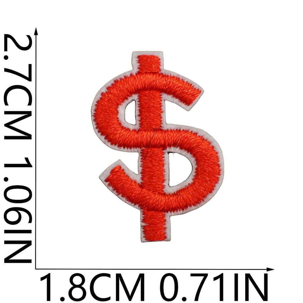 DIY handmade decorative cloth stickers colored digital stickers bag change dress up music note bow computer embroidery label3 pcs MOQ, mix styles