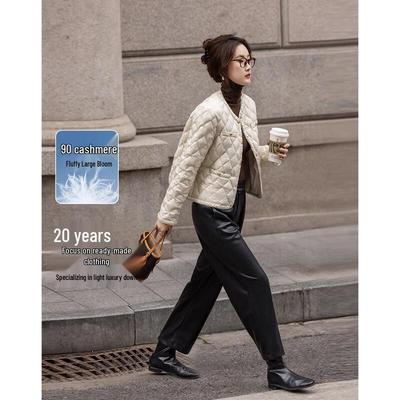 Madeline Tweed 90% Duck Down Jacket for Women