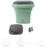 Foldable Washing Machine Mini Portable Bucket Laundry Washer with Black Lid for RV Travel Apartment