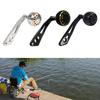 Fishing Reel Handle Power Handle Baitcasting Metal Knob Jigging Grip with Fitting Replacement Part for Low Profile Reel