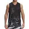 Under Armour Curry Series SS25 Comfortable Ribbed Basketball Sleeveless Vest Men Tops Black 6000783-001
