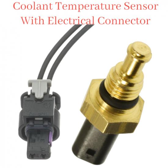 Coolant Temperature Sensor & Connector Fits Ford 2018- Lincoln Nautilus