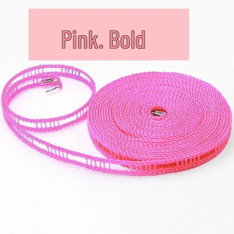 JINGRUIXIANG 5M Thickened Drill-Free Anti-Slip Clothesline