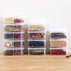 Sealed Rectangular Trasparent Crisper Plastic Food Containers Safe Condiment Boxes
