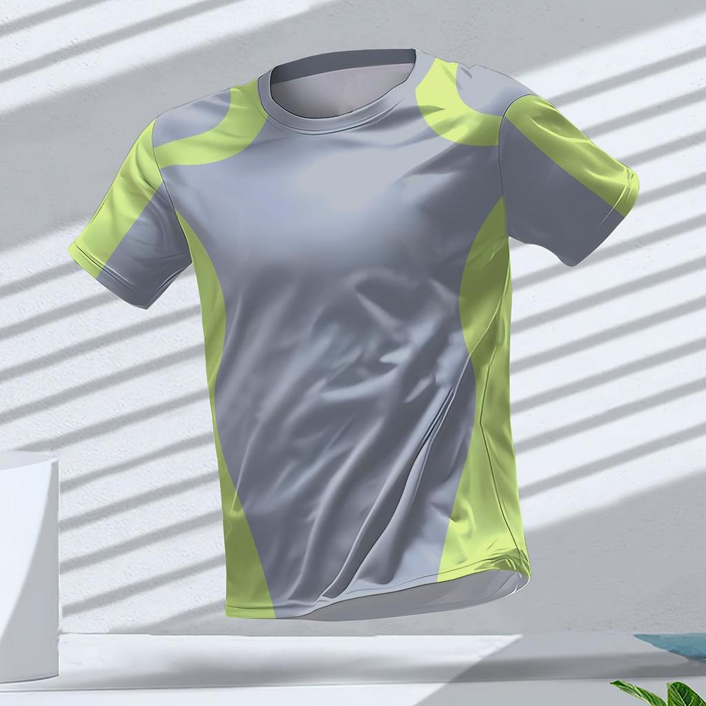 XXS-6XL Übergröße Herren T-Shirt Sommer Outdoor Freizeitkleidung T-Shirts Kurzarm Tops Tees Rundhals Trend Herren Pullover