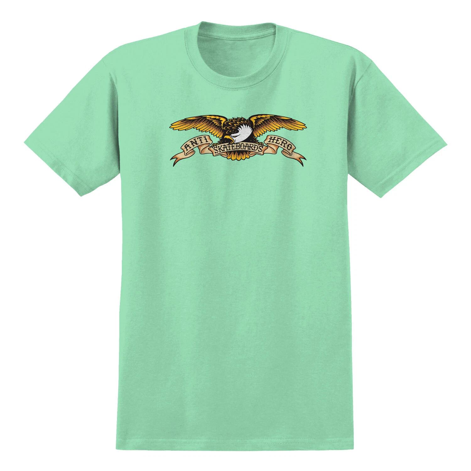 Anti Hero Skateboards Shirt Eagle Mint Green/Black 4XL