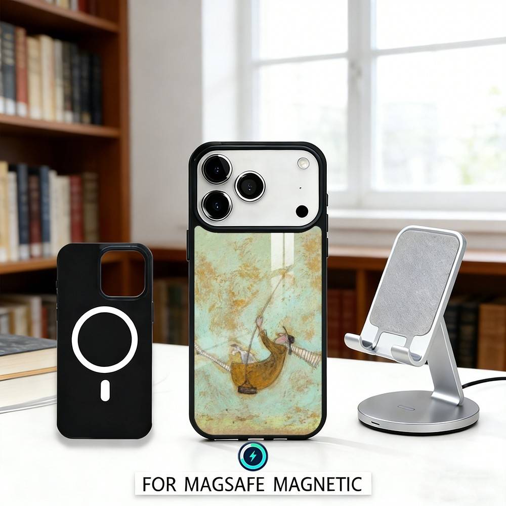 Tiny W-Warm Wit Stories S-Sam Toft Phone Case For iPhone17,16,15,14,13,12,Pro,Max,Magnetic For Magsafe Wireless Charging