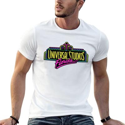 Universal Studios Florida V2 Tshirt Daily Wear Plain Short Sleeve Shirt