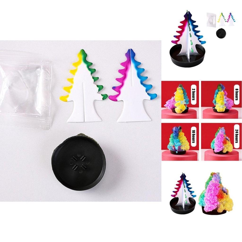 Magischer Papierbaum DIY Weihnachtsbaum mit wachsenden Kristallen Nostalgisches Spielzeug für Kinder Perfektes Geschenk für Weihnachten
