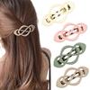 1/4 Stück Vintage Französische Haarspangen für Damen Mädchen Geometrisch Kreuzknoten Federklemme Halboffene Hochsteckfrisur Haarstyling Zubehör