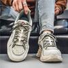 Summer Men's Sports Shoes Casual Breathable Outdoor Hiking Shoes Comfortable Tennis Shoes Fashionable Sports Running Shoes