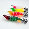 Horizontal Squid Jig Luminous Artificial Calamar Wobbler Sea Fishing Lures  Cuttlefish Fishing