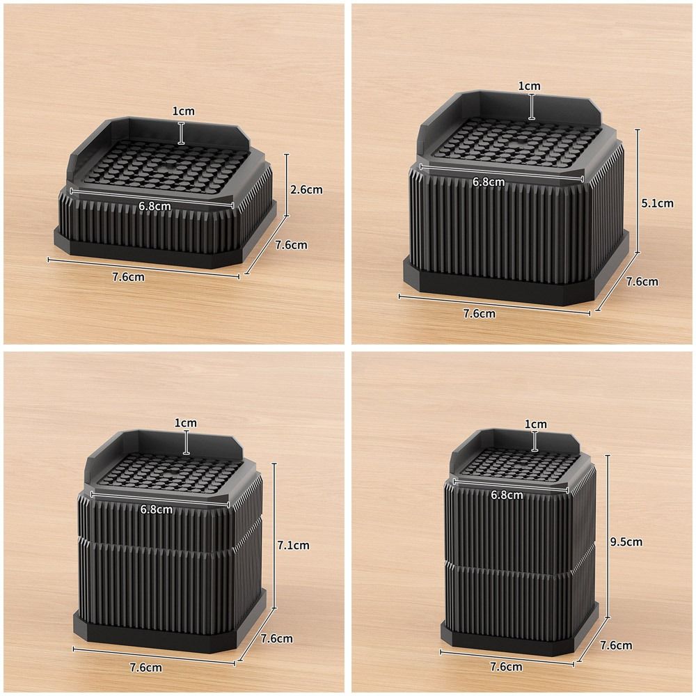 Vysoce odolná podložka pod nábytek Protiskluzová Podpora pračky Stůl Pohovka Židle Nohy