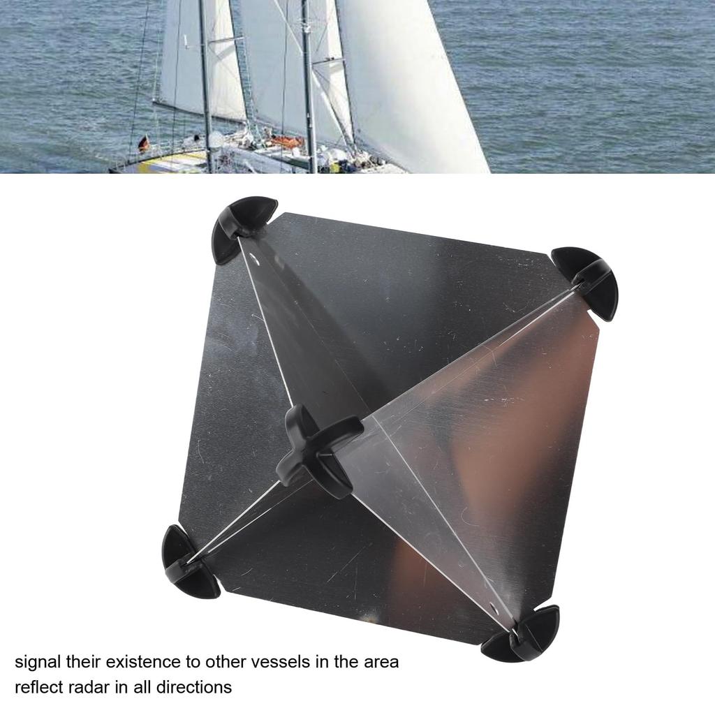 J-ouuo10pcs Octahedral Type Aluminum Radar Reflectors 12x12 Inches for Sailboats Motorboat