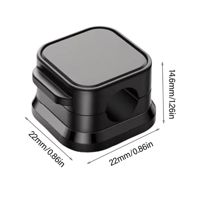 Magnetic Mouse Wire Organizers Desktop Cable Clip Protectors Cord Winder Self-Adhesive USB Charging Line Holder