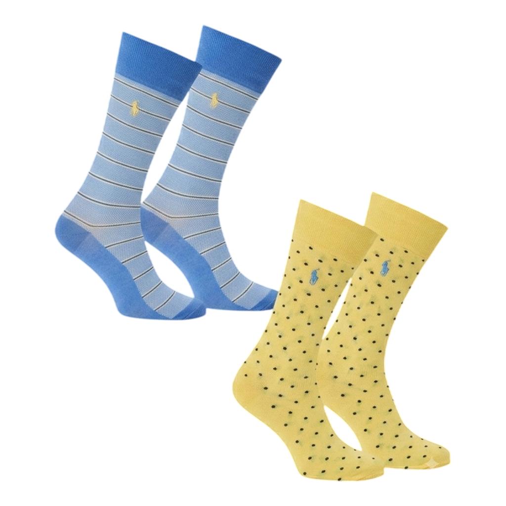 Ralph Lauren Mens Oxford Crew Socks (Pack of 3)