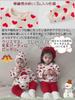 TUPOLILI Baby Santa Cosplay Romper Kigurumi Christmas Costume Sweatshirt Hoodie Coverall Santa Claus Outfit Commemorative Photo Gift Birthday Baby