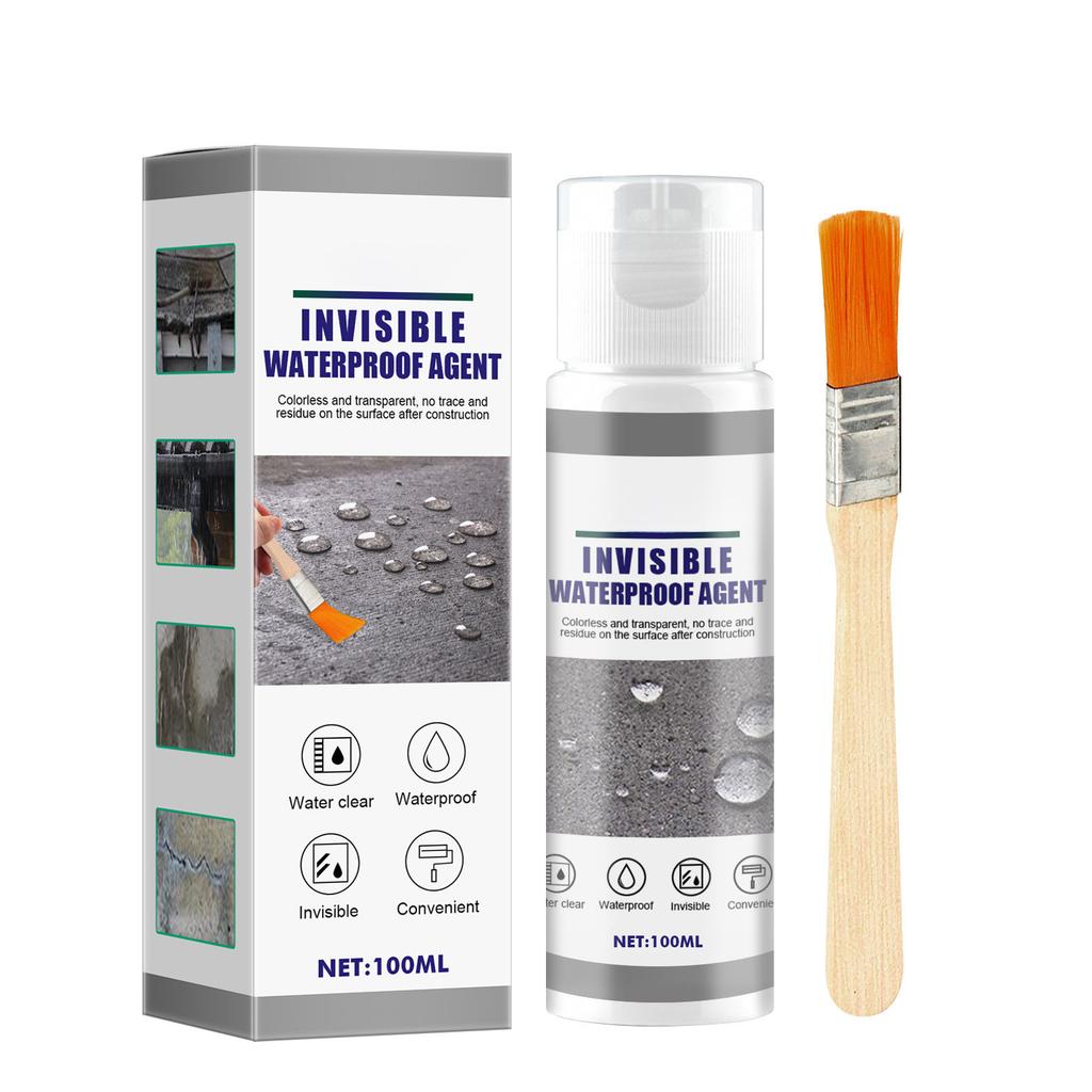 Invisible Waterproofing Agent Isolation Sealant Emulsion 30/100ml Long Lasting Agent for Bathrooms Walls Tiles Roof