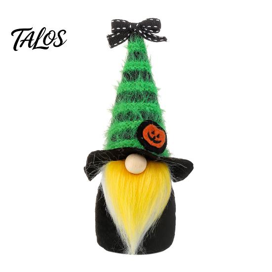 Unique Halloween Ornaments Gnome Decor, Cute Gradient Ghost Figurine, Faceless Statue Holiday Decorations for Party Shelf Table, Spooky Ornament Home