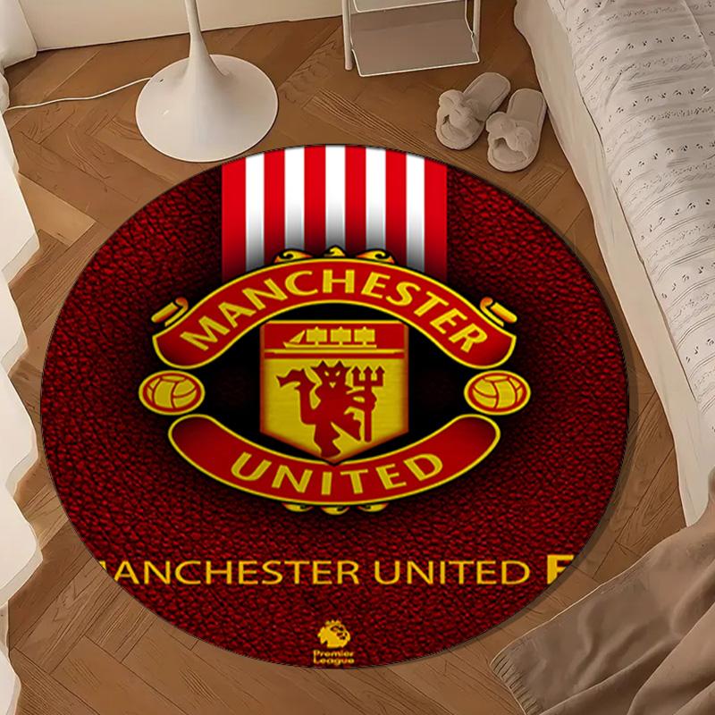 Man-chester football Round mat Home Decor, Chair rug For livingroom,Bedroom, doormat home decor Birthday Gift Christmas Gifts