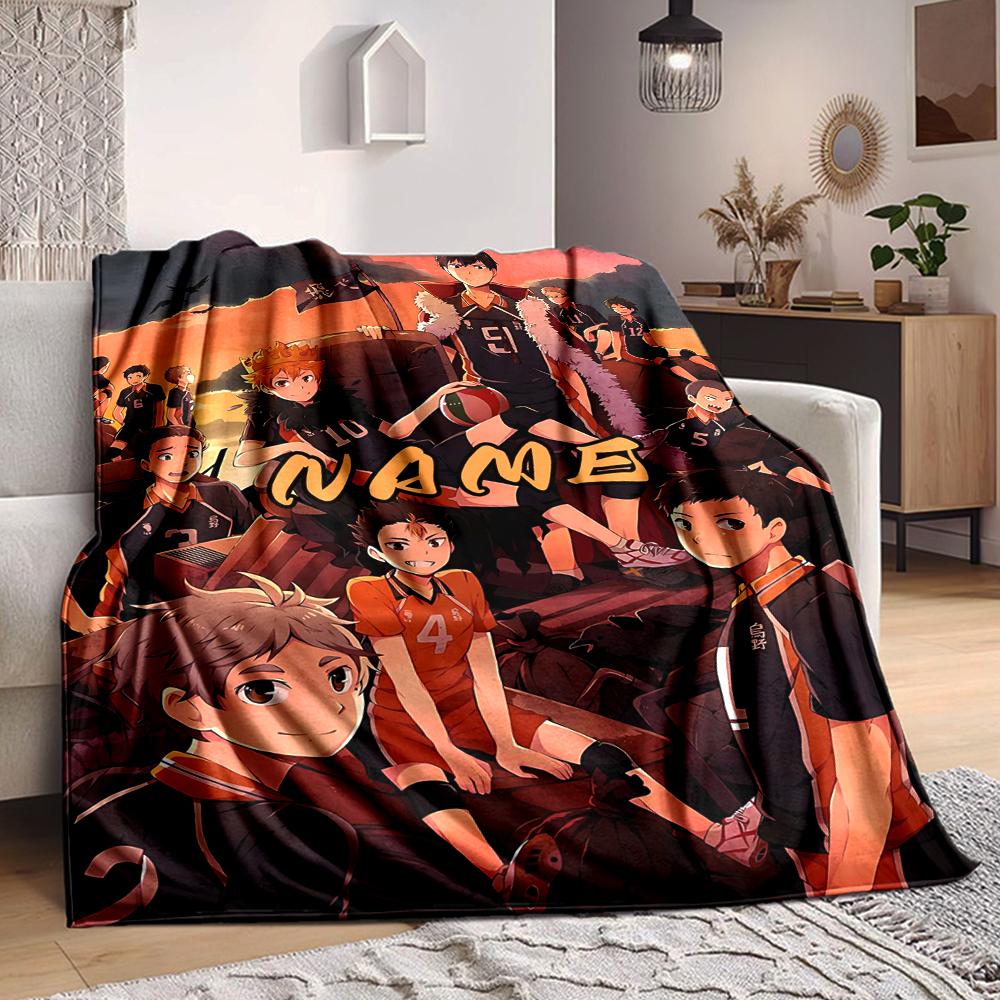 Custom 1pc Nightmare Volleyball Player Blanket, Soft And Comfortable Blanket, Casual Warm, Camping Travel Blanket, Birthday Gift Q91278